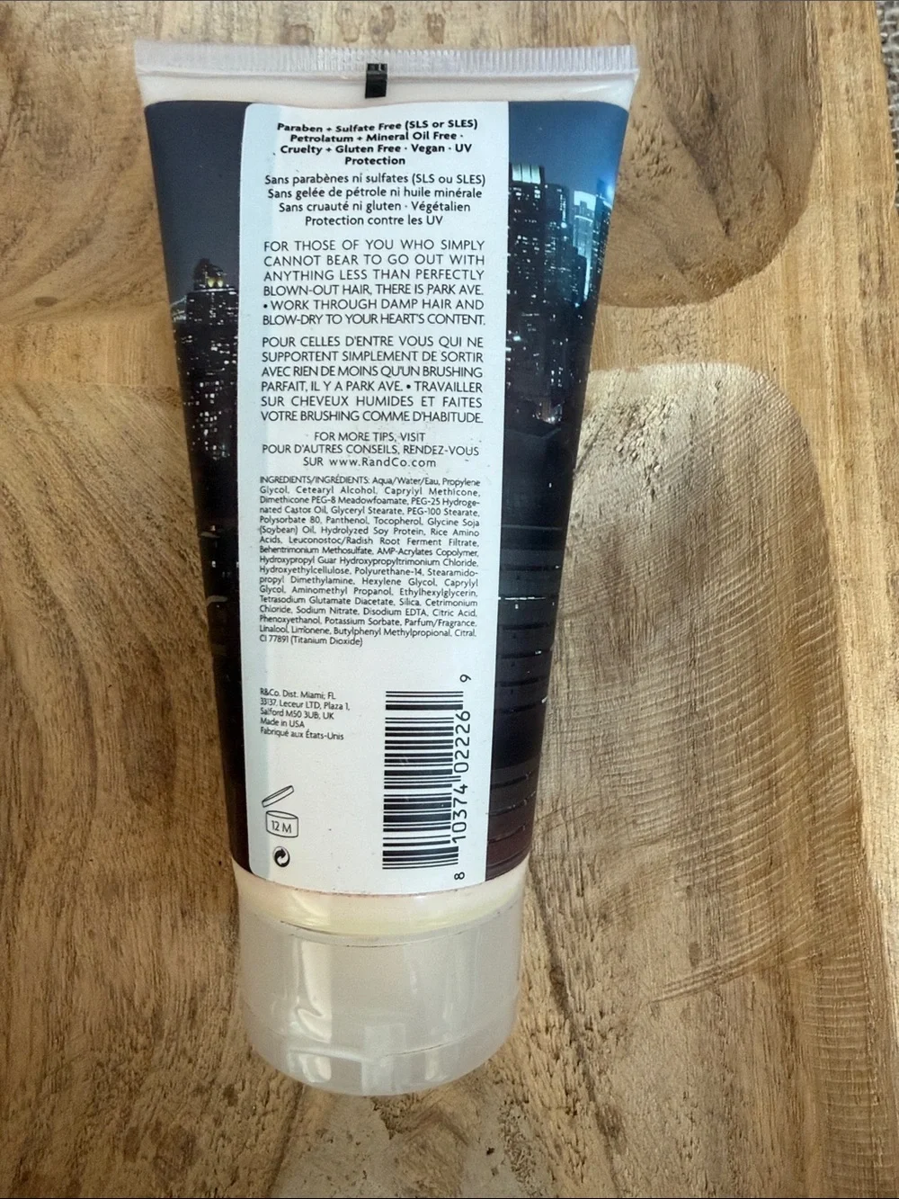 R+Co Park Ave Blow Out Balm — Nighttime Cityscape Black & White